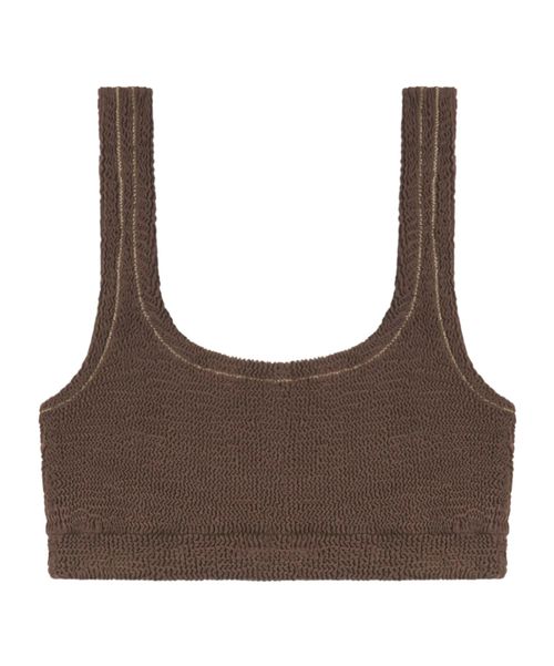 Wide-strap bikini top