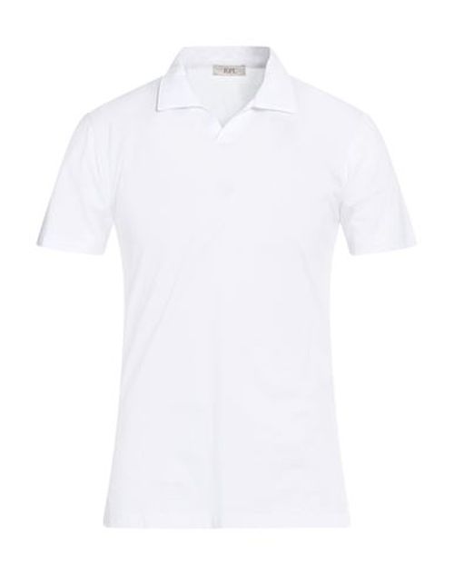 Roberto P Luxury Man Polo shirt White Size M Cotton
