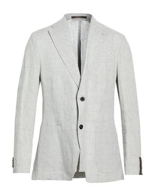 Man Blazer Light grey Size 42 Linen
