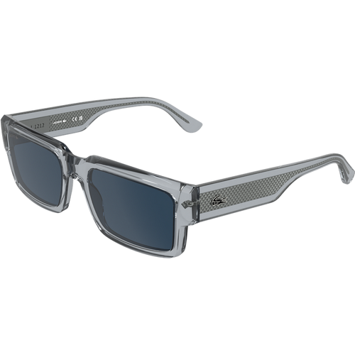 Lacoste Unisex Lacoste L6082S 038 Sunglasses Bio-injected Grey Blue Squared Norma