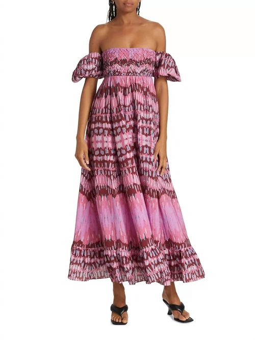 The Vanessa Dress In Pink/mauve