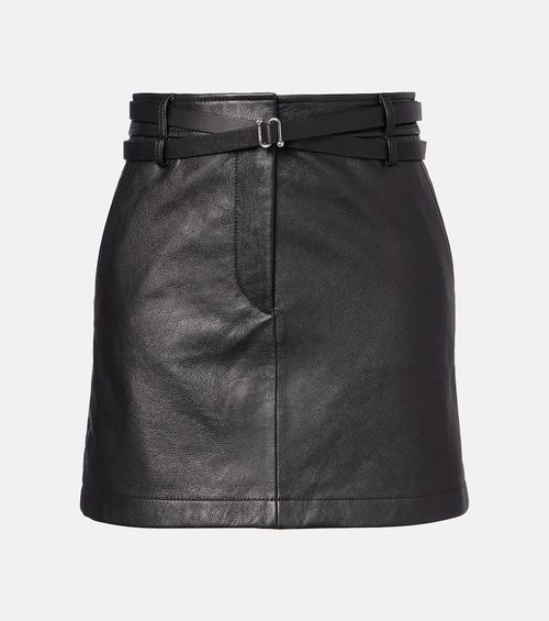 Patto leather miniskirt