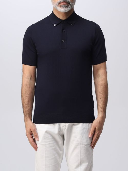 Polo Shirt Men color Blue