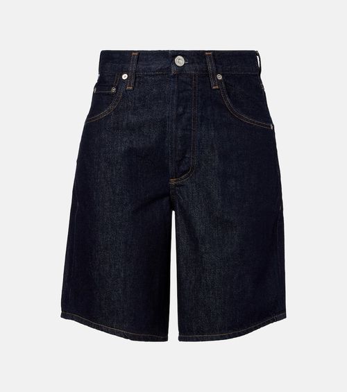Ayla mid-rise denim shorts