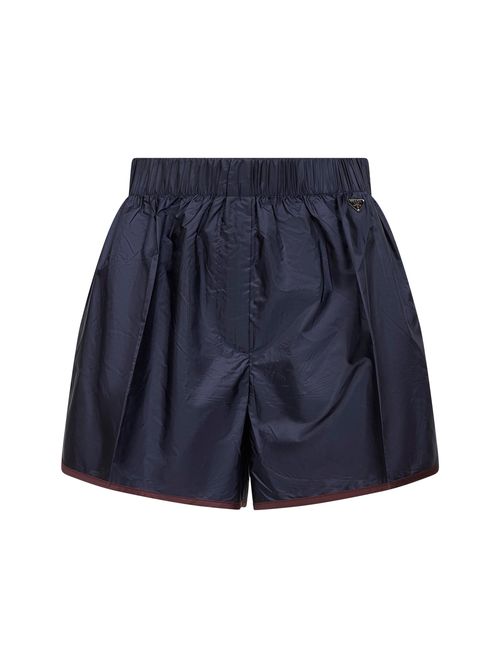 Recycled Nylon Bermuda Shorts — Navy