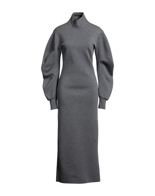Woman Maxi dress Grey Size S Wool, Polyamide, Polyurethane