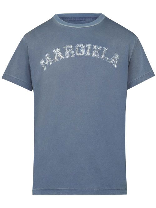 Cotton logo-print T-shirt - Blue
