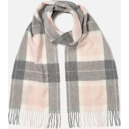 Barbour Women's Tartan Scarf - Pink/Grey Tartan