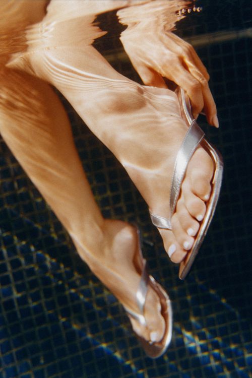 Metallic Heeled Sanda