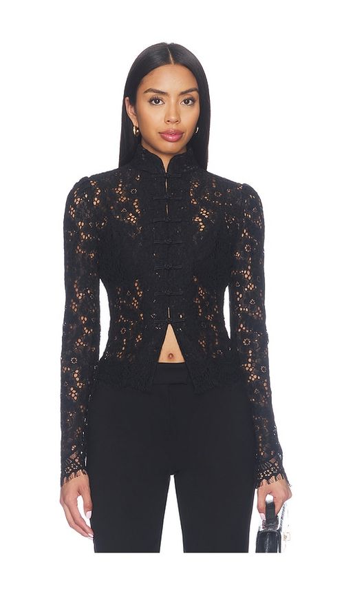 SAU LEE x REVOLVE Roberta Top in Black. 00. Also