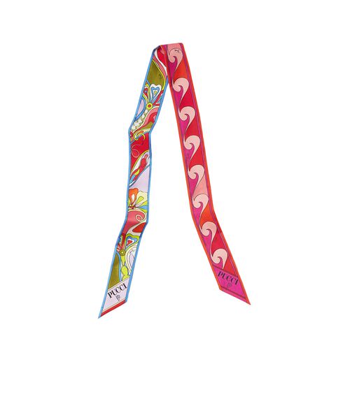 Twill silk scarf