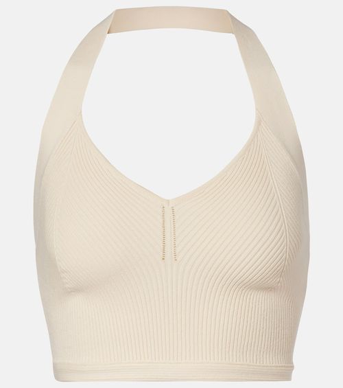 Wardrobe. NYC Knitted cotton crop top