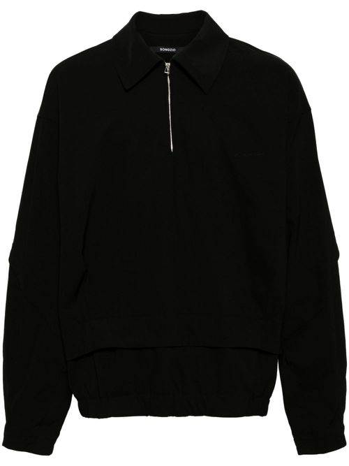 Underart layered polo shirt - Black