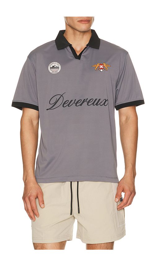 Devereux Golf The Competition Polo in Charcoal. XL/1X. Also in L