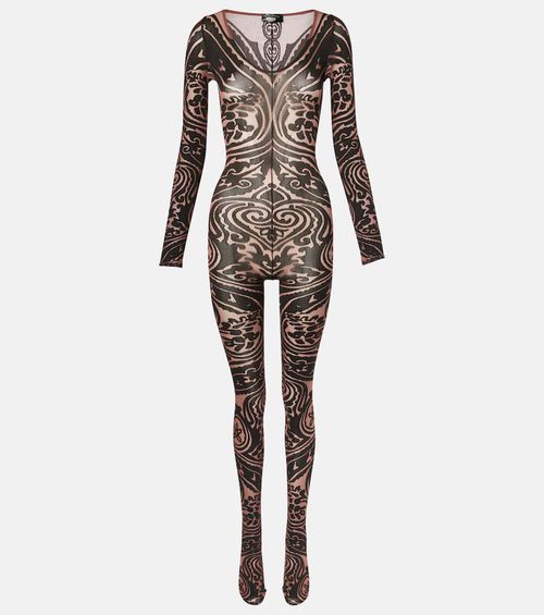 X Etro Tattoo paisley catsuit