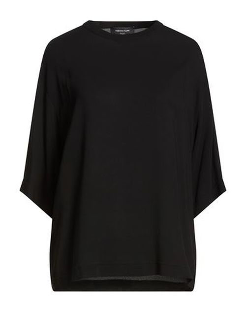 Woman Top Black Size 2 Viscose, Elastane