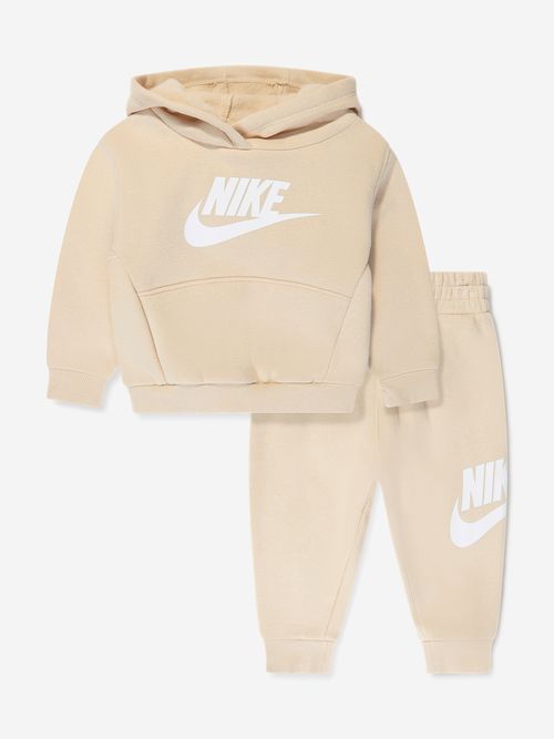 Nike Kids NKN Club Fleece Tracksuit in Beige 18 Mths