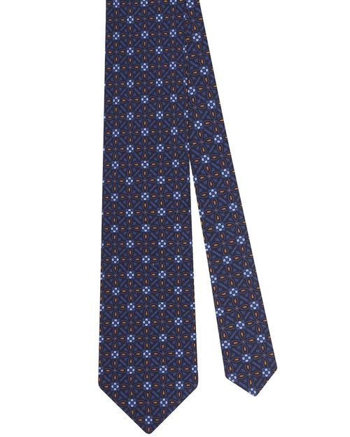 Silk Geo Printed Silk Best Of Class Necktie