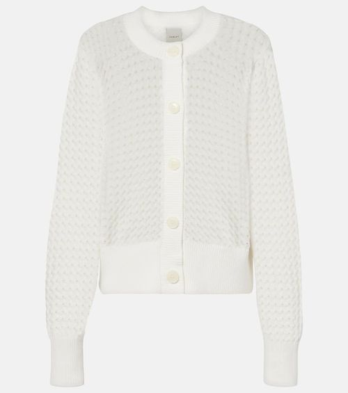 Bettina open-knit cotton-blend cardigan