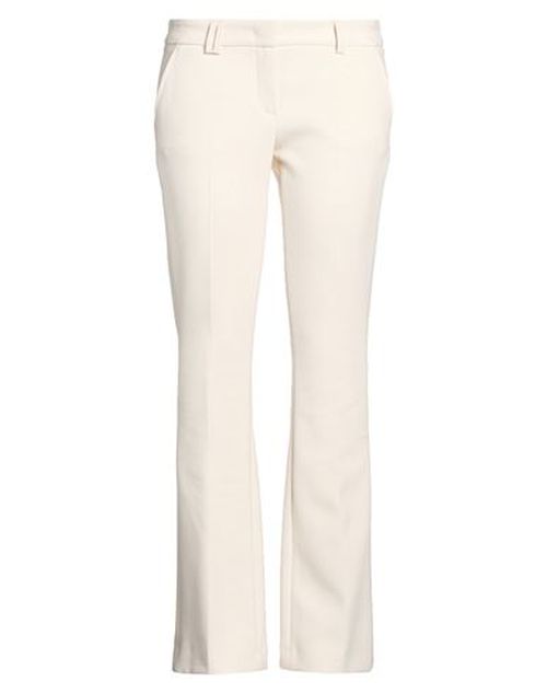 Woman Pants Ivory Size 6 Polyester, Viscose, Cotton, Elastane