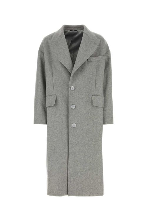 Wool Blend Coat — Gray