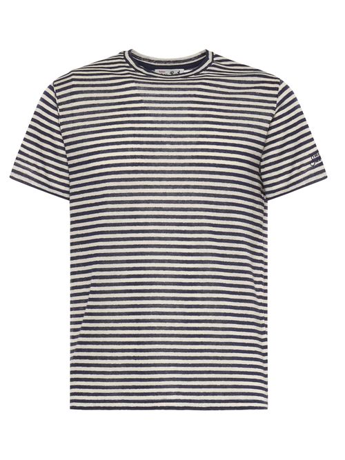 T-Shirts And Polos Cream/blue - Men