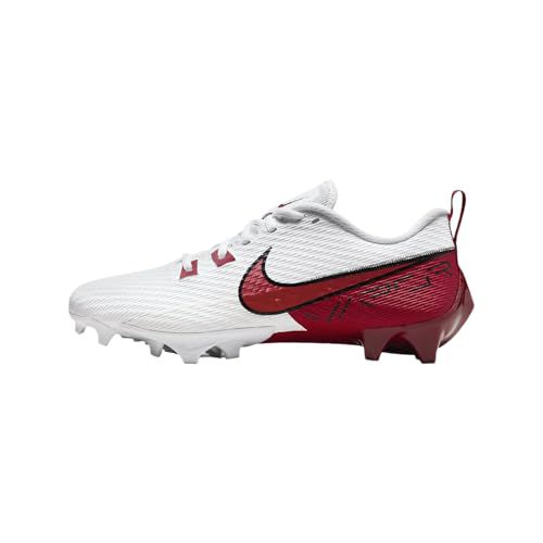 Nike Vapor Edge Speed 360 2 Men's Football Cleats (FQ4045-104, White/Black/Team Crimson)