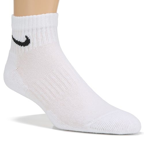 3 Pack Medium Everyday Cushion Ankle Socks (White)
