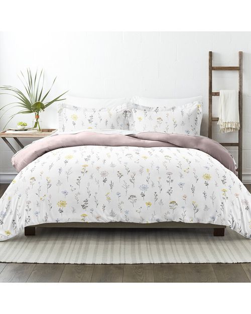Ultra Soft Wild Flower 3Pc Reversible Duvet Set