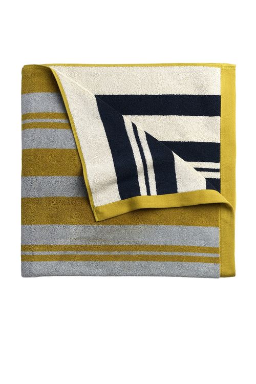 Parachute Casita Beach Towel in Citron & Sky - Blue. a