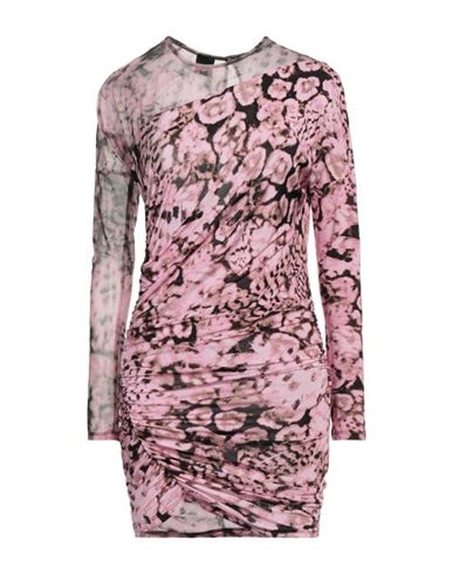 Woman Mini dress Pink Size L Viscose, Elastane, Polyamide