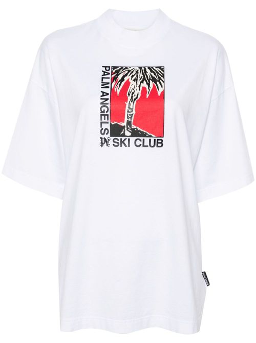 Palm Ski Club cotton T-shirt - White
