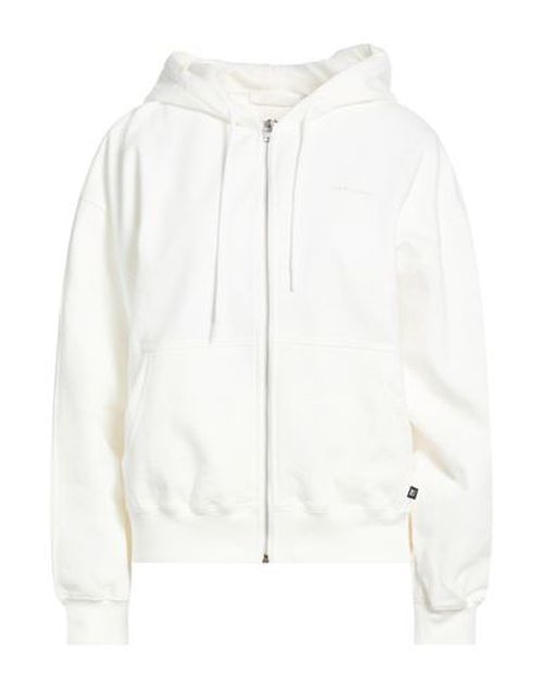 Woman Sweatshirt White Size L Cotton