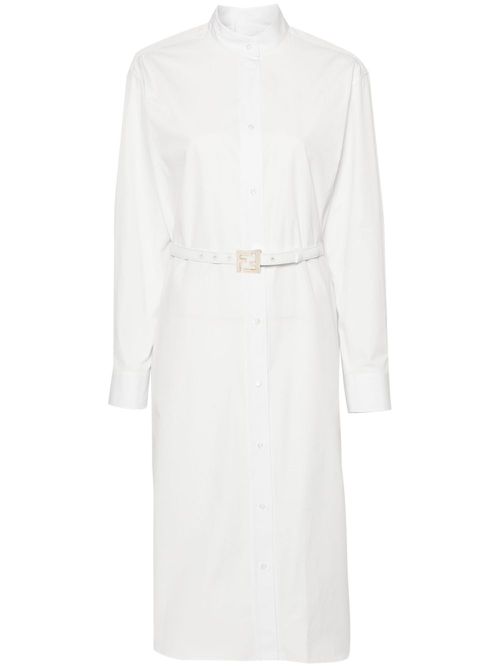 펜디 여성 belted shirt dress - White FDD008ARU3