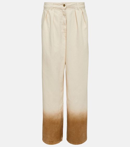 High-rise wide-leg jeans