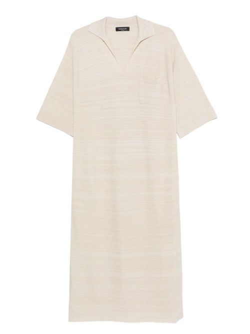 Wool And Cotton Shirtdress