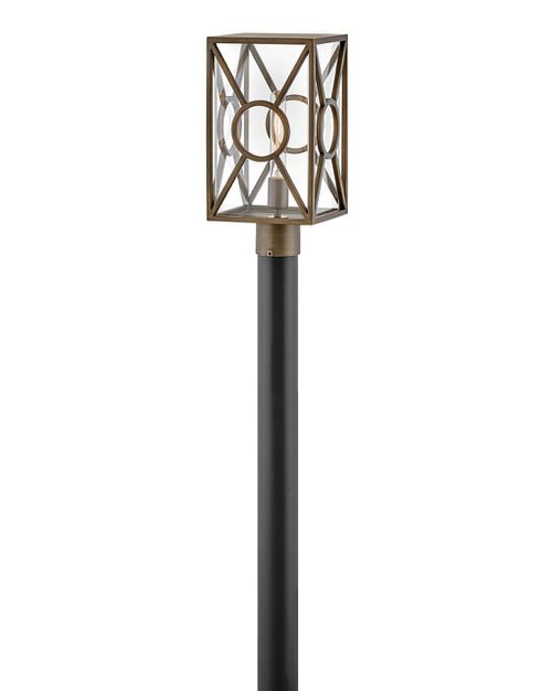 Burnished Bronze LED Post Top or Pier Mount from the Brixton Collection