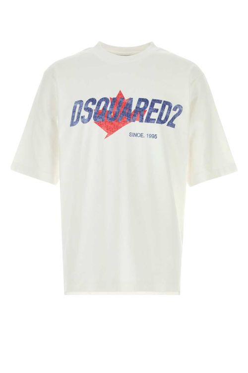 Logo-Embroidered Cotton T-Shirt — White