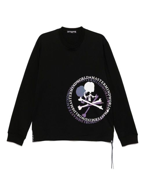 Mastermind World logo-printed t-shirt - Black