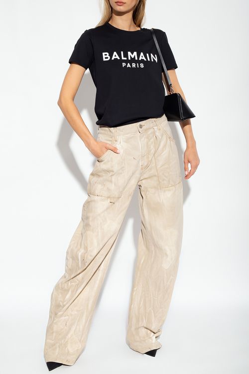 T-shirt With Logo, Women's, Black