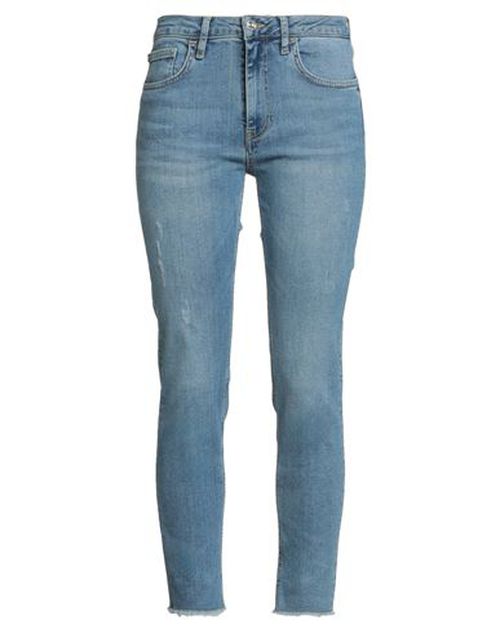 Woman Jeans Blue Size 26 Cotton, Elastane