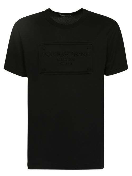 돌체앤가바나 남성 티셔츠는 클래식한 실루엣과 톤온톤 로고가 양각으로 포인트 12623090