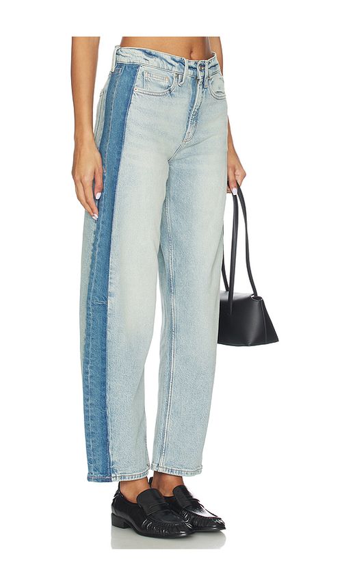 Good American Good Standard Barrel Jeans in Blue. 8. Also , 10, 12, 14, 16, 2