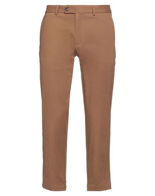 Patrizio Piscaglia Man Pants Camel Size 38 Cotton, Elastane
