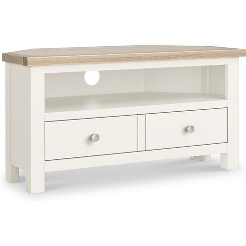 Farro Corner TV Stand | Grey, Cream, White or Charcoal | Roseland
