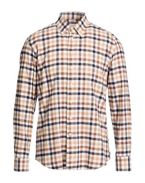Man Shirt Beige Size 16 Cotton