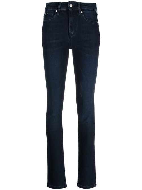 Mid-rise skinny jeans - Blue