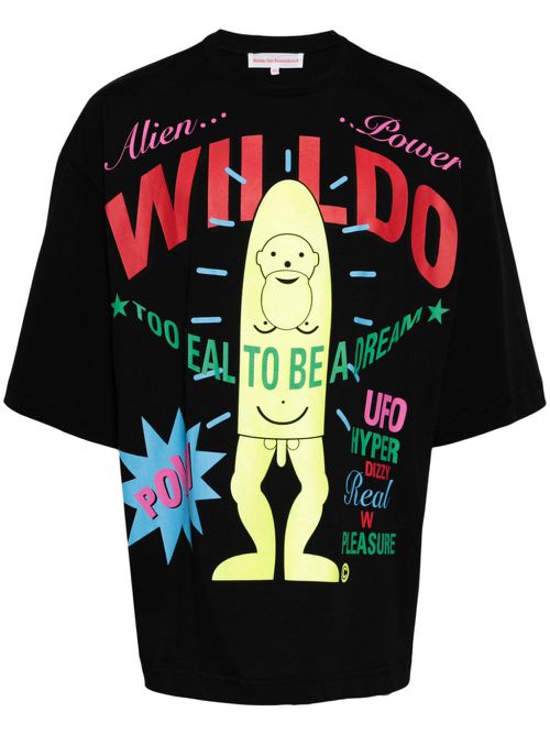 Walter Van Beirendonck T-shirt met grafische print - Zwart