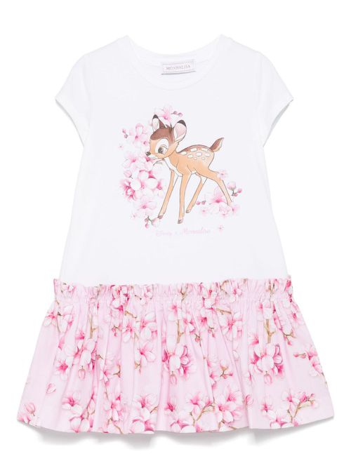 X Disney Bambi-print dress - White