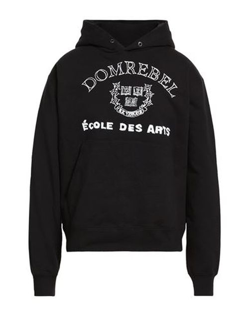 Man Sweatshirt Black Size L Cotton